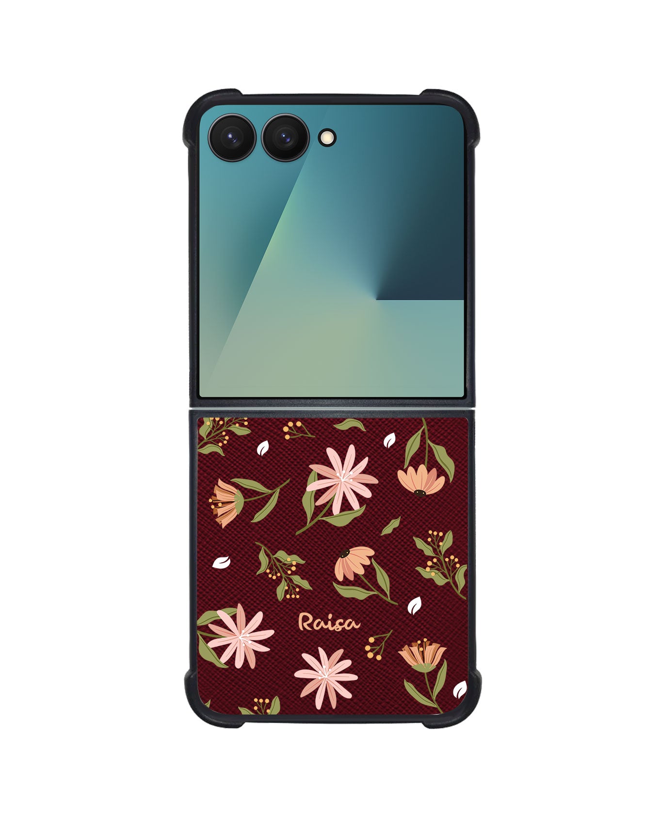 Android Flip / Fold Leather Grip - Cosmos Flower