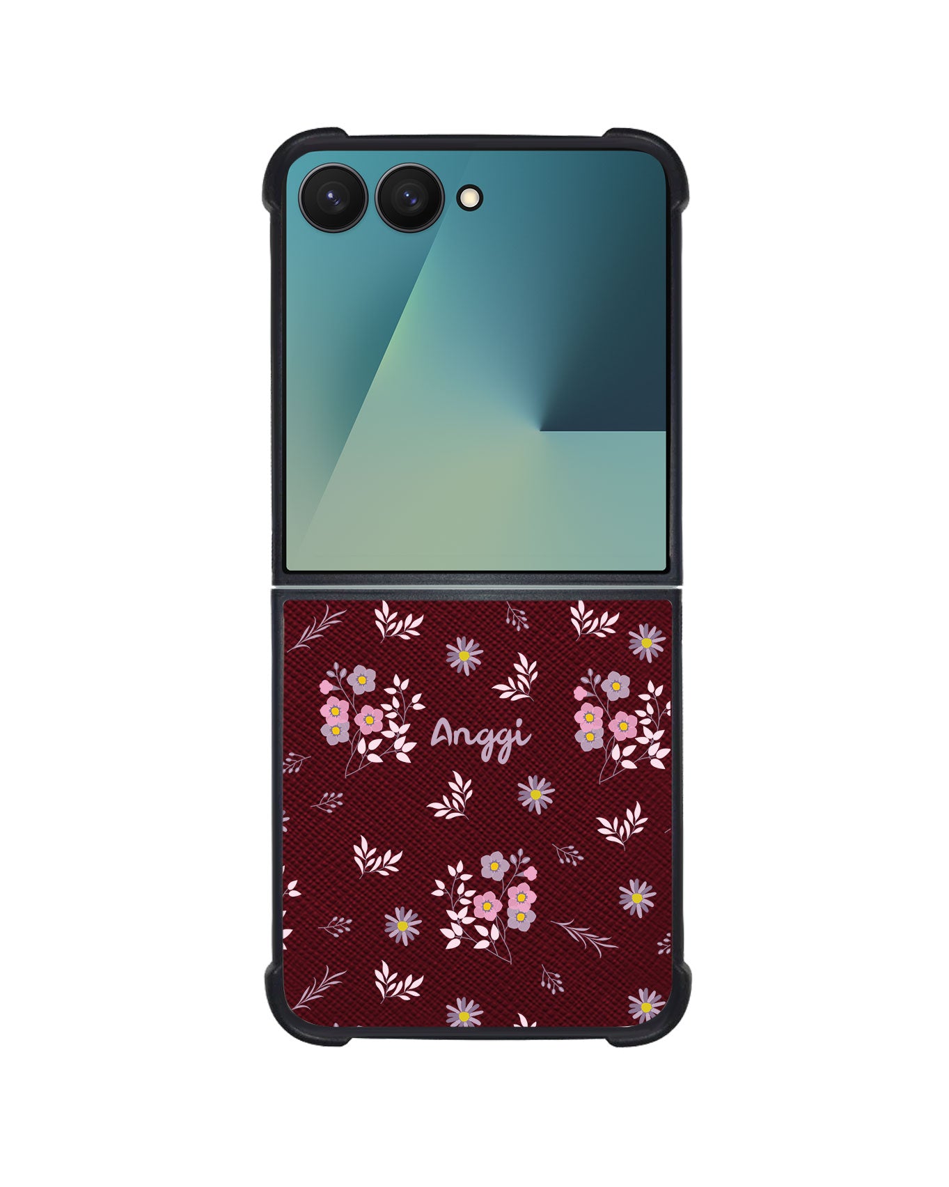 Android Flip / Fold Leather Grip - Cherry Blossom