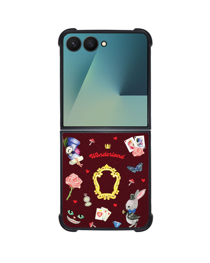 Android Flip / Fold Leather Grip - Wonderland