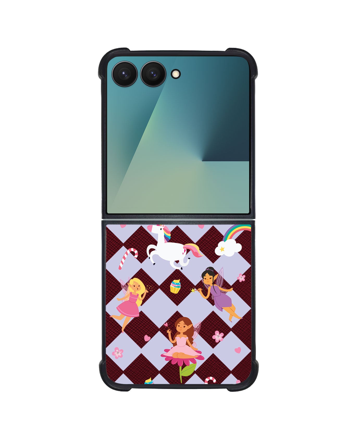 Android Flip / Fold Leather Grip - Little Fairy