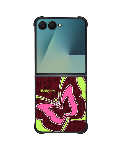 Android Flip / Fold Leather Grip - Butterfly Mirror 3.0