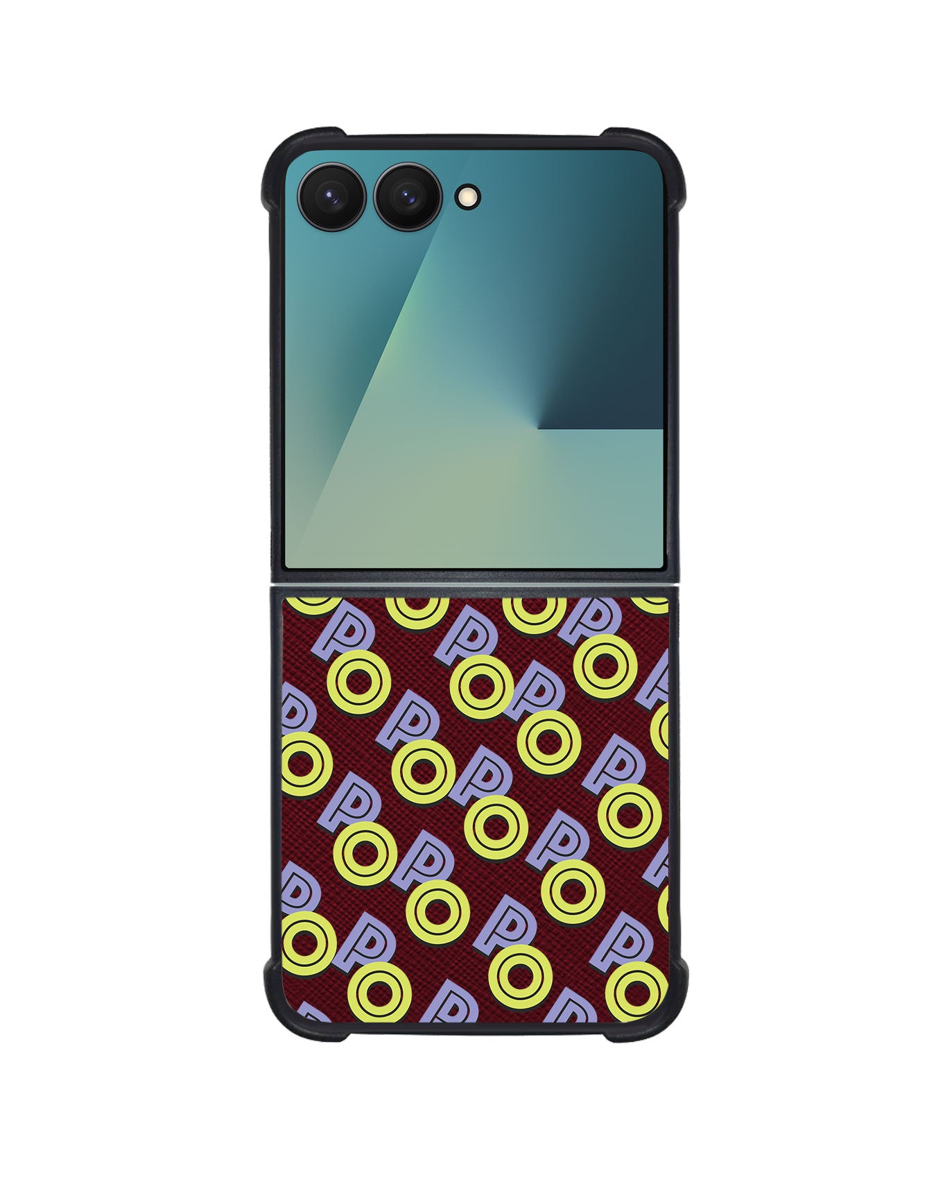 Android Flip / Fold Leather Grip - Initial Monogram 2.0