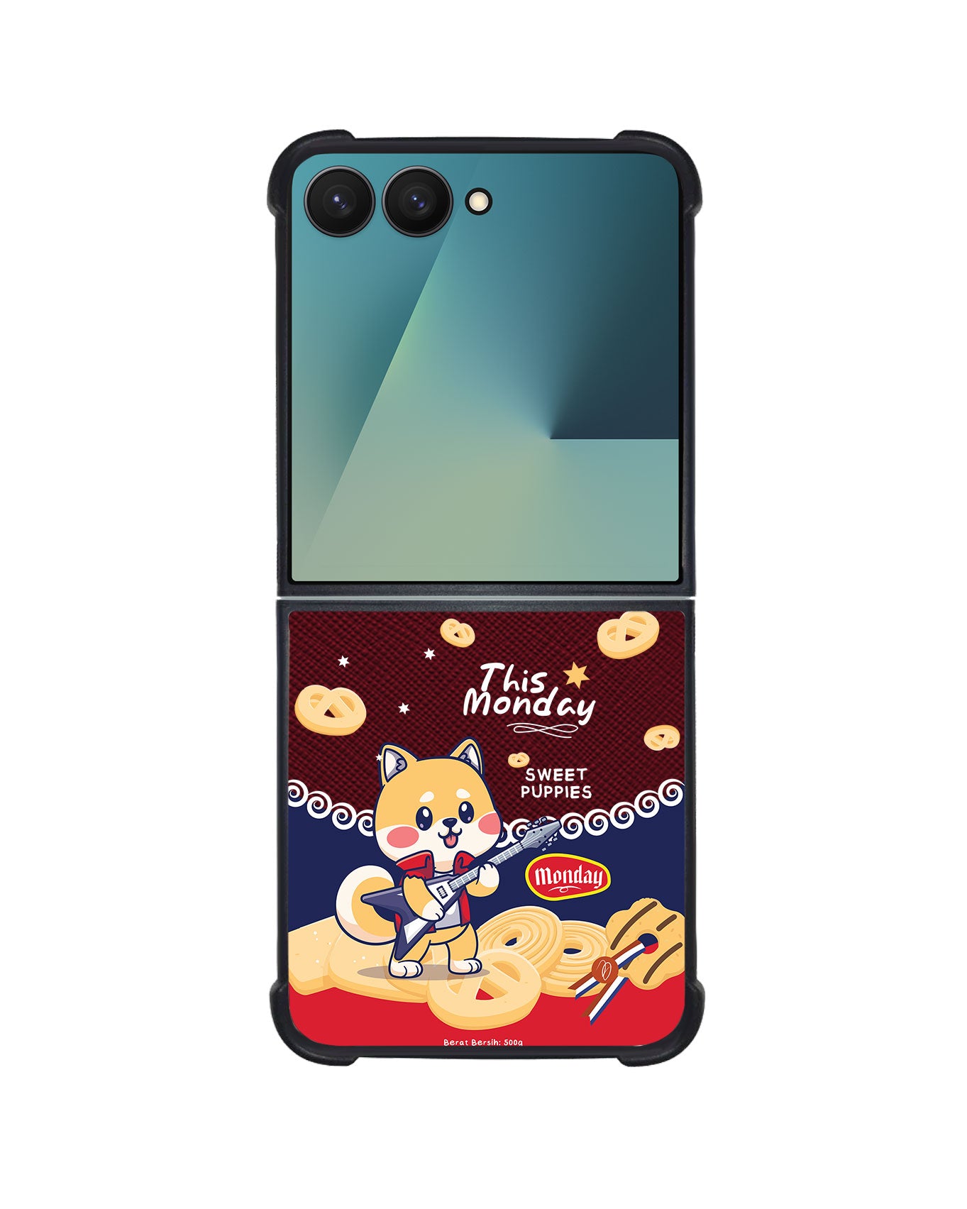 Android Flip / Fold Leather Grip - Monday