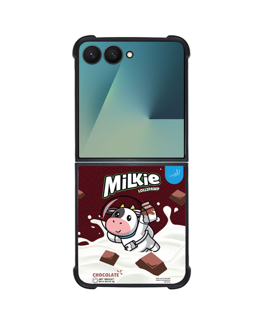 Android Flip / Fold Leather Grip - Milkie