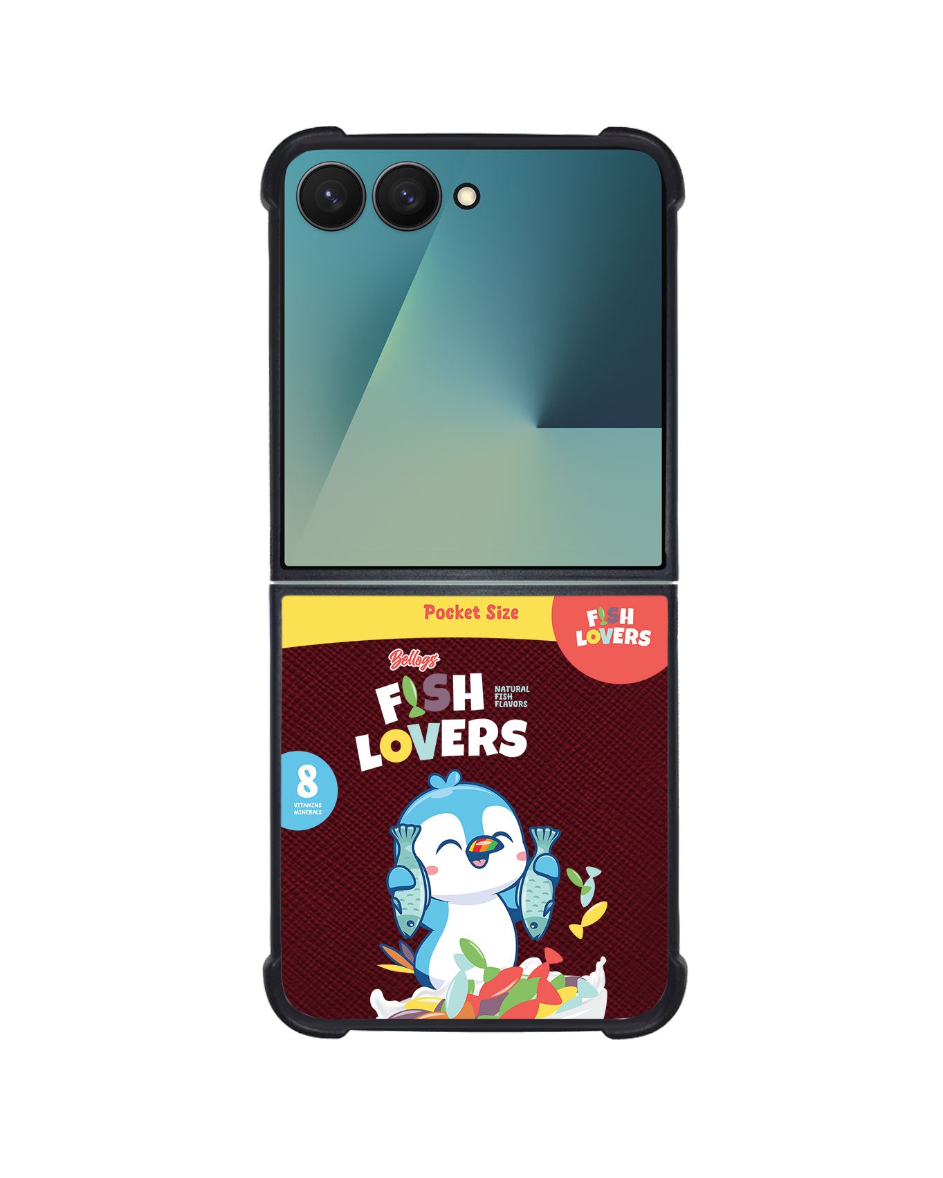 Android Flip / Fold Leather Grip - Fish Lovers