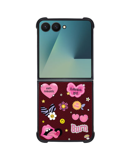 Android Flip / Fold Leather Grip - Lovesick