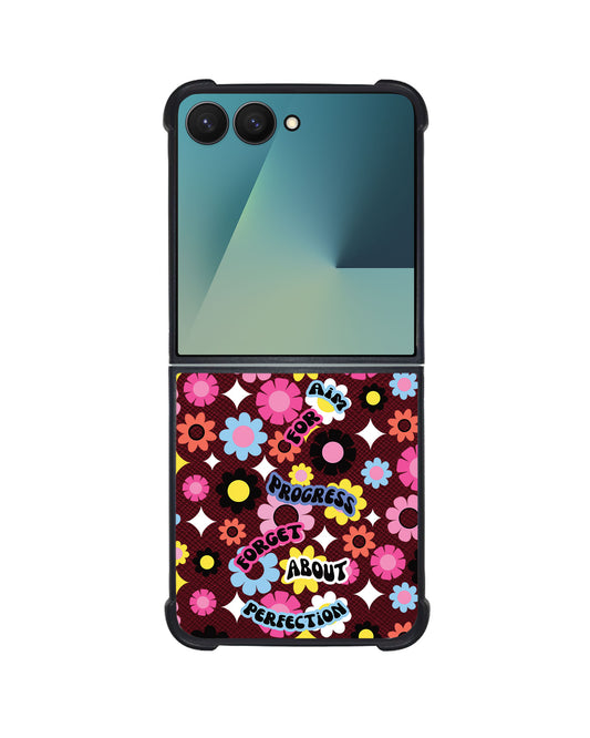 Android Flip / Fold Leather Grip - Aim Progress Not Perfection