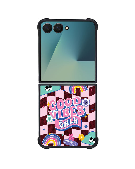 Android Flip / Fold Leather Grip - TFW (Good Vibes)