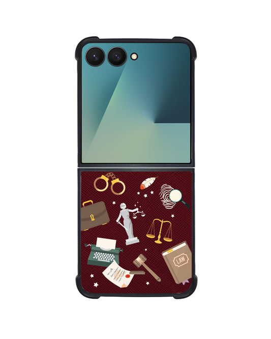 Android Flip / Fold Leather Grip - Lawyer