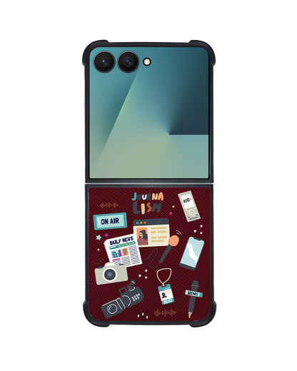 Android Flip / Fold Leather Grip - Journalism