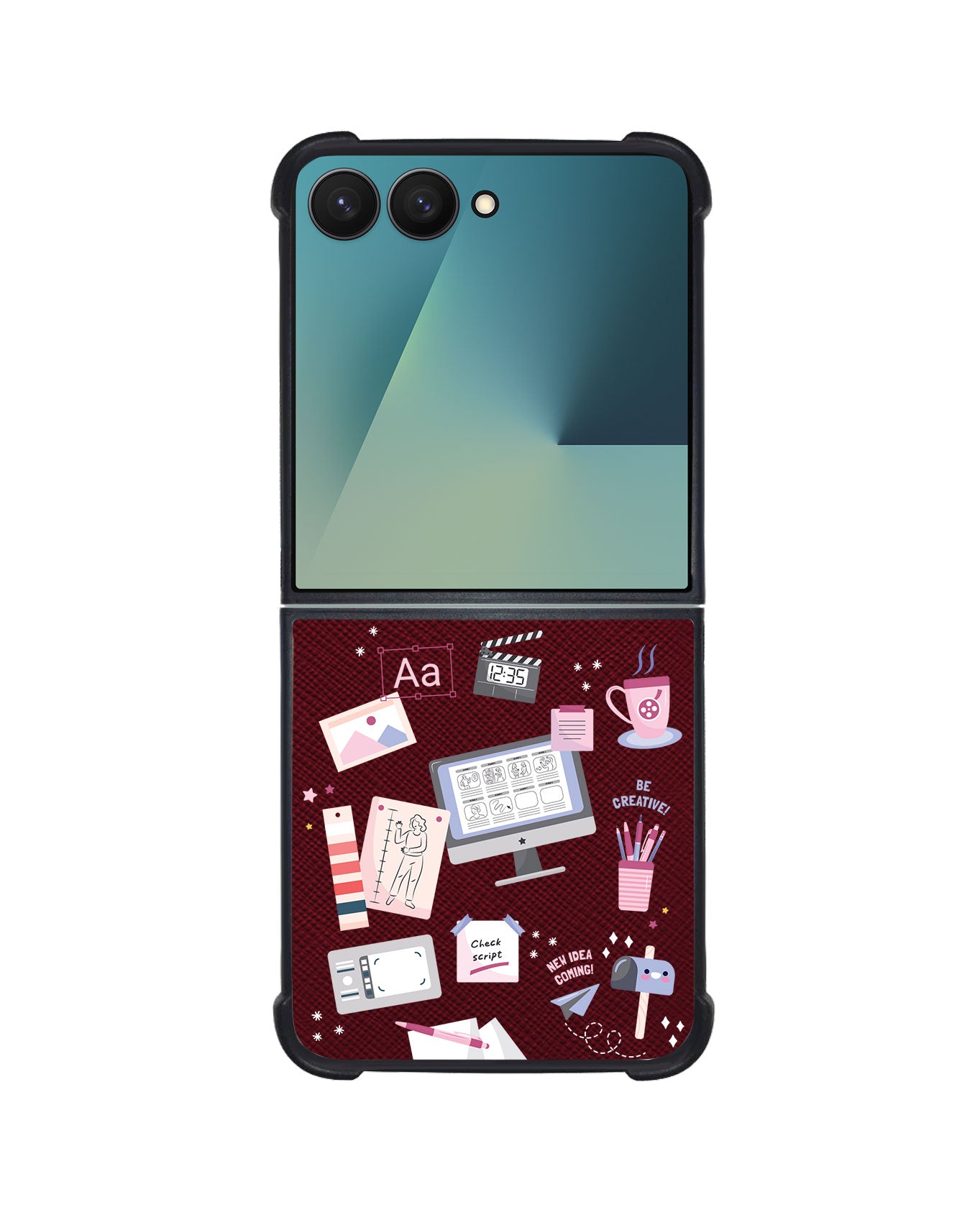 Android Flip / Fold Leather Grip - Designer