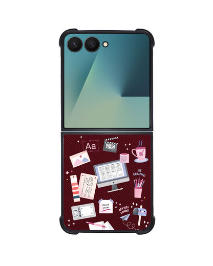 Android Flip / Fold Leather Grip - Designer