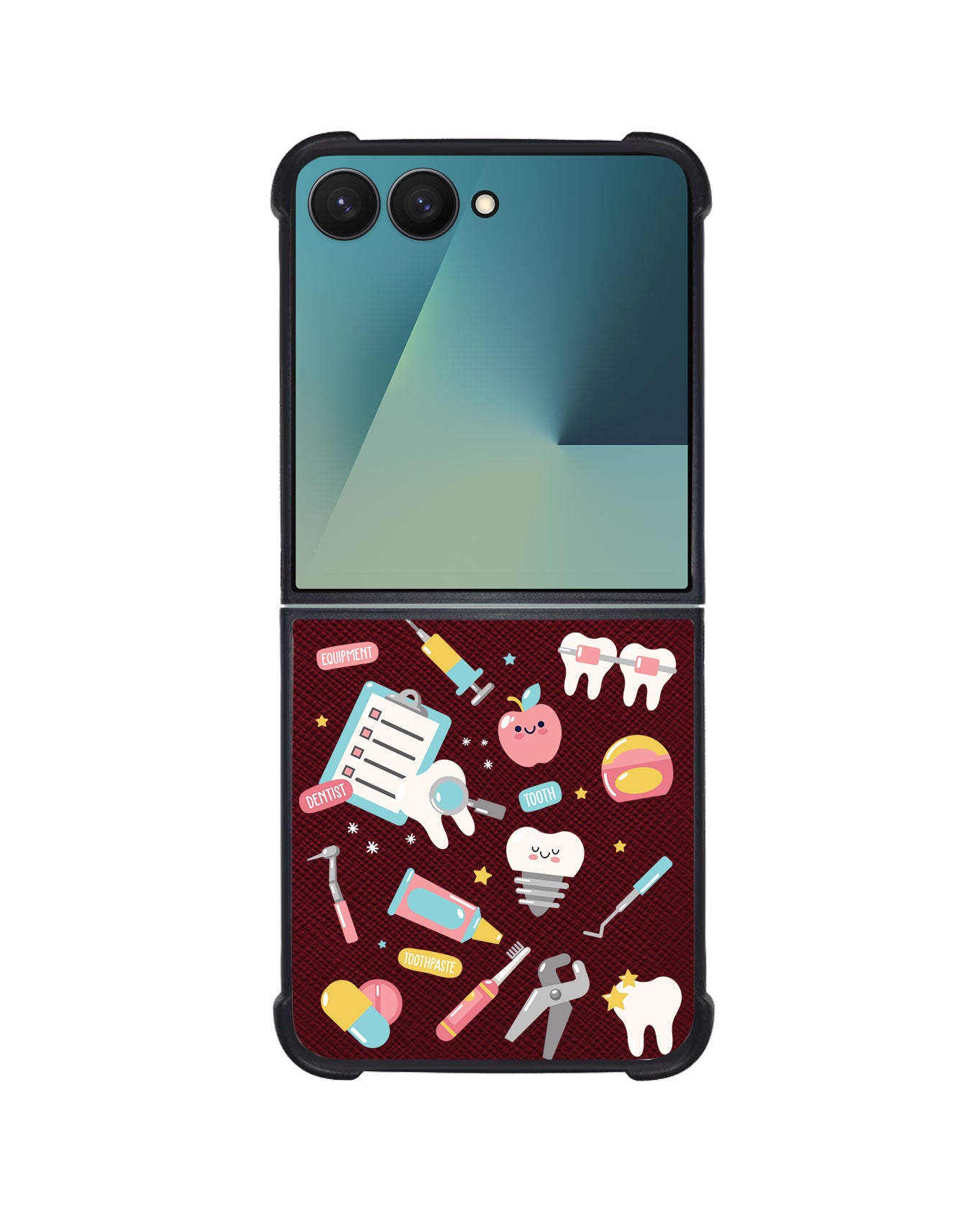 Android Flip / Fold Leather Grip - Dentist