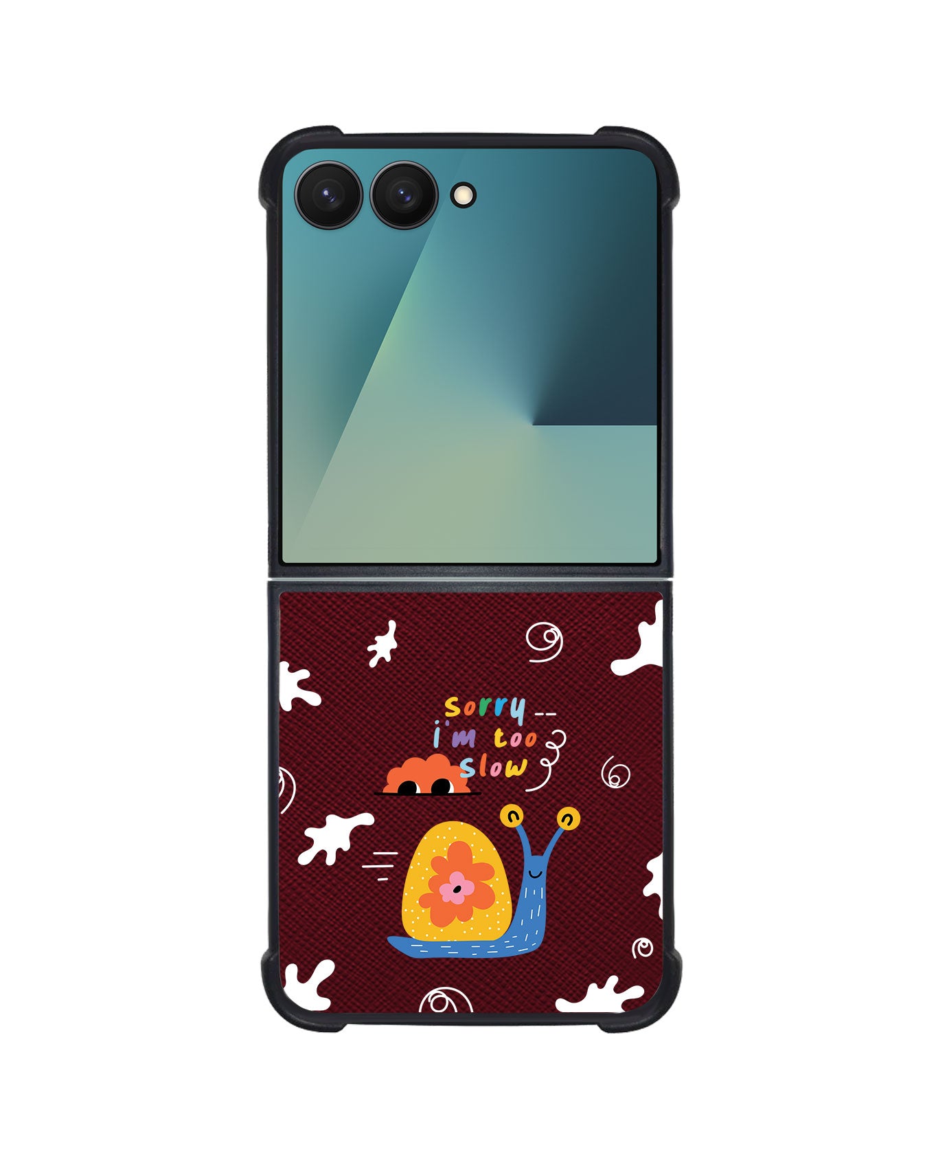 Android Flip / Fold Leather Grip - Sorry Being Slow