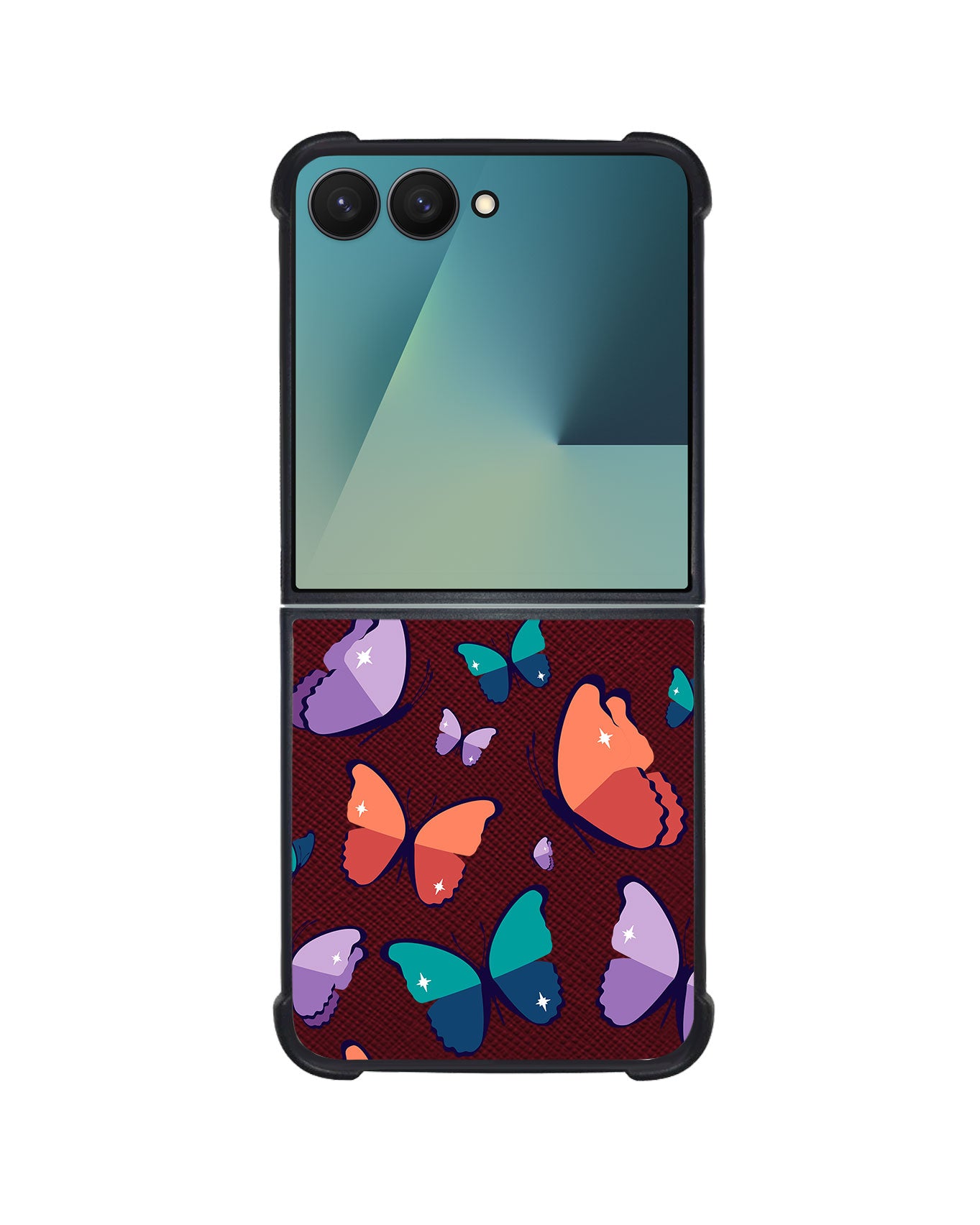 Android Flip / Fold Leather Grip - Butterfly