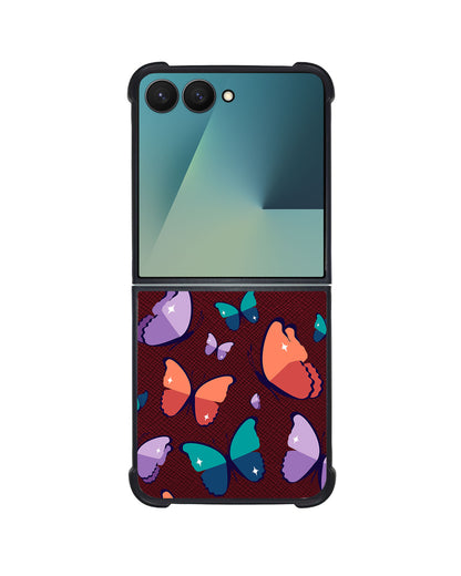 Android Flip / Fold Leather Grip - Butterfly