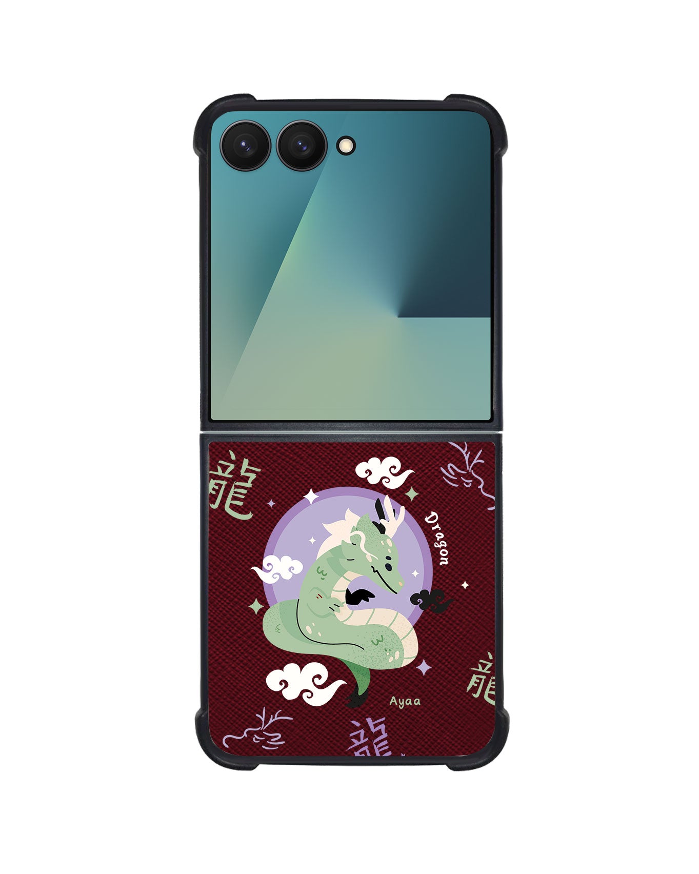 Android Flip / Fold Leather Grip - Dragon (Chinese Zodiac / Shio)