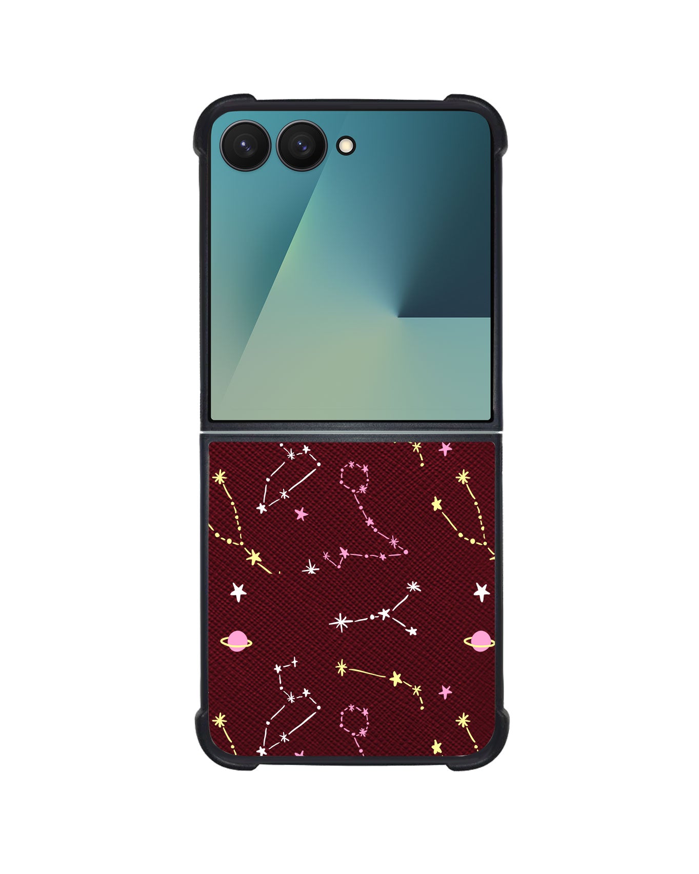 Android Flip / Fold Leather Grip - Constellation Candy