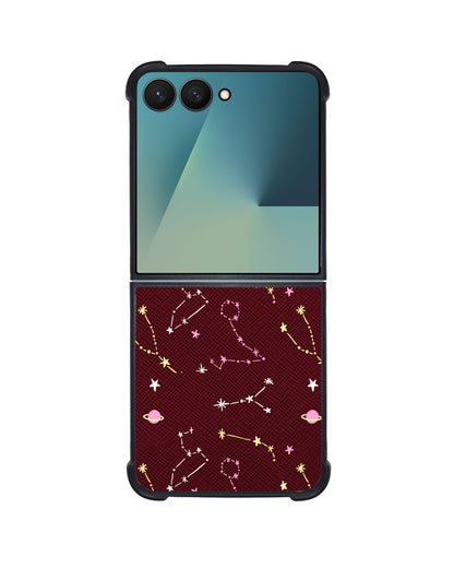Android Flip / Fold Leather Grip - Constellation Candy