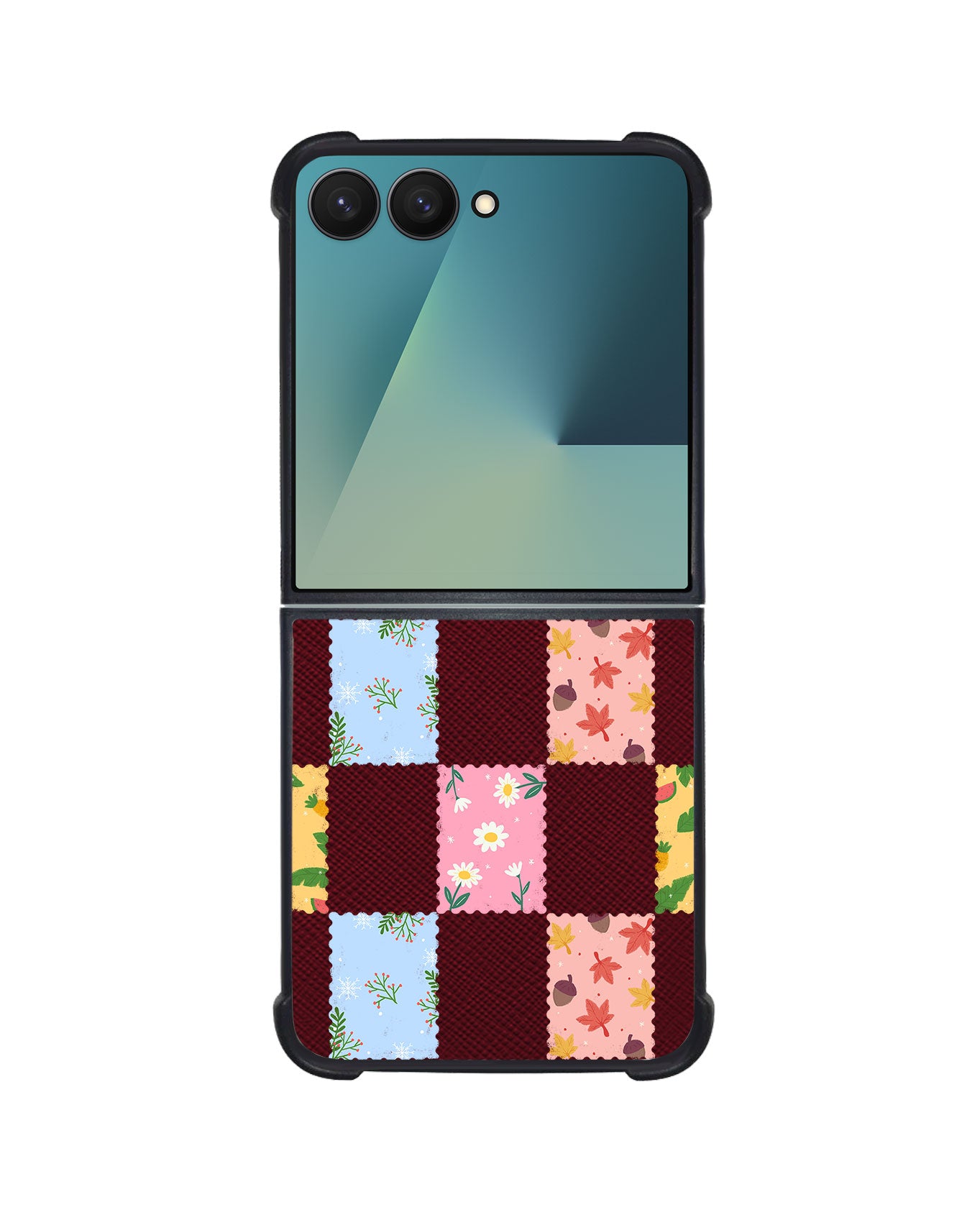 Android Flip / Fold Leather Grip - Four Seasons Stamps