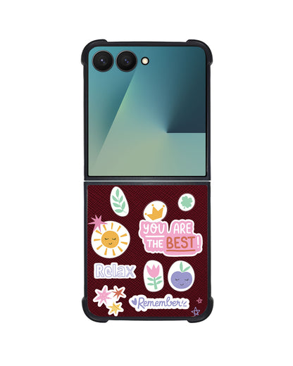 Android Flip / Fold Leather Grip - You are the Best 2.0