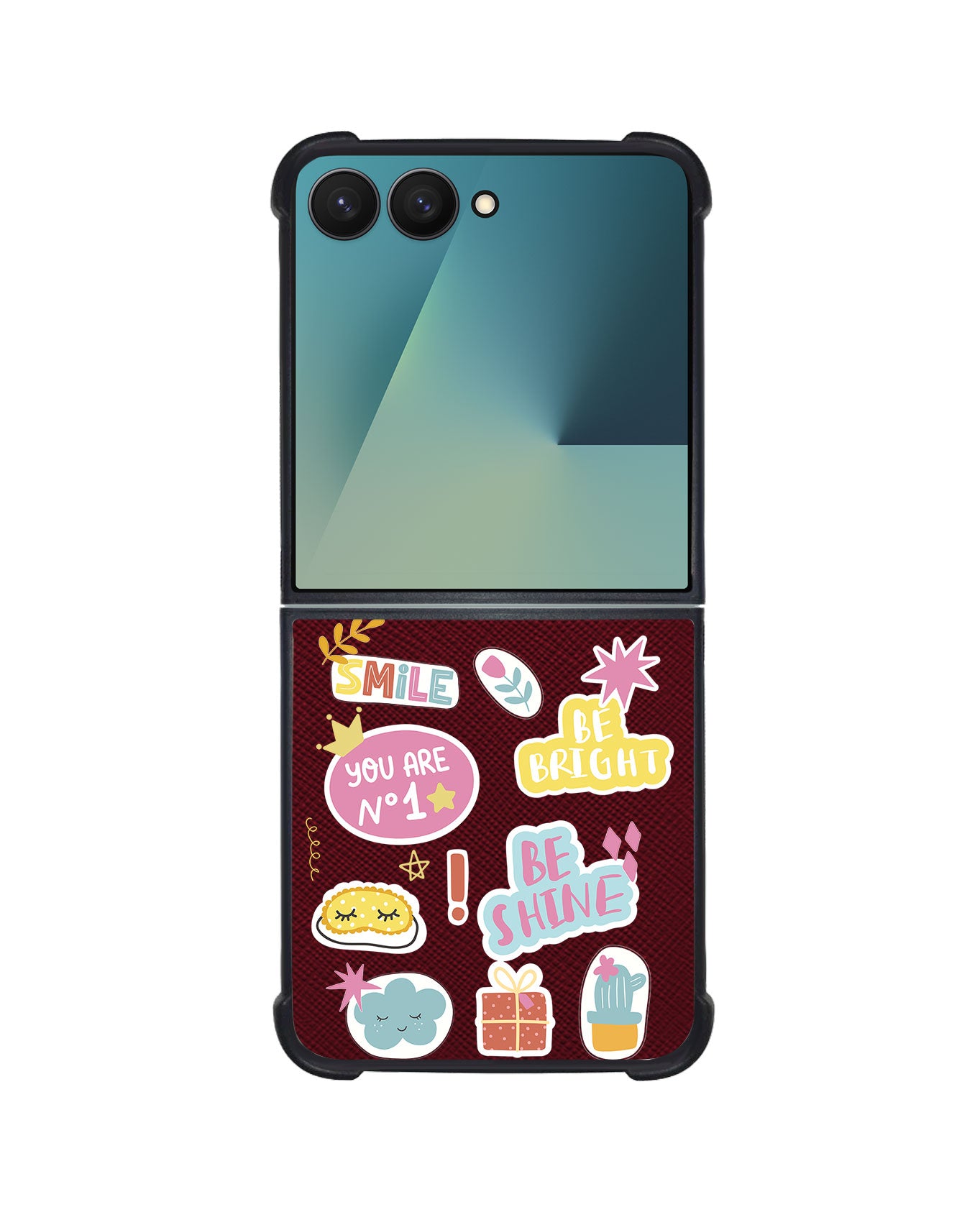 Android Flip / Fold Leather Grip - Self Love Sticker Pack 3.0
