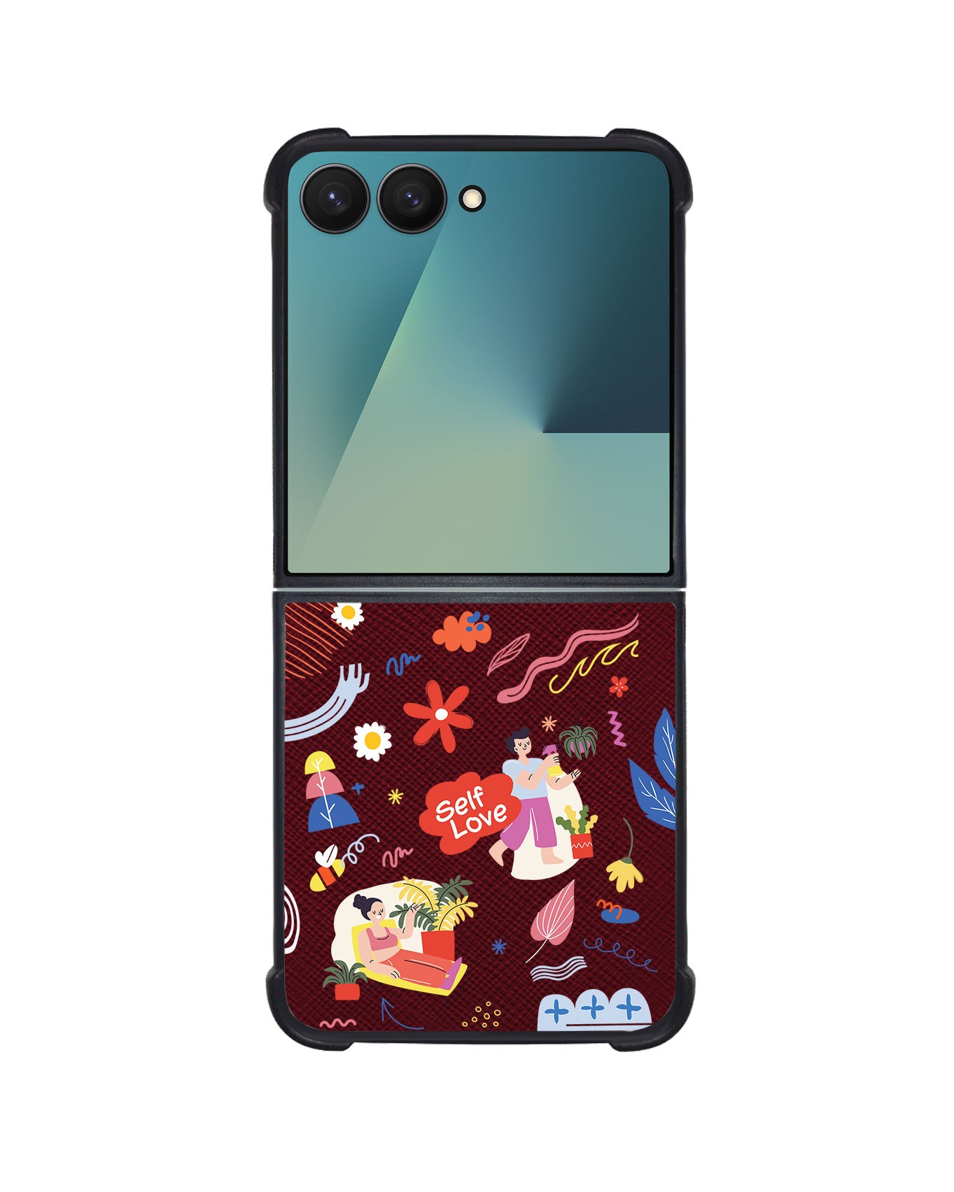 Android Flip / Fold Leather Grip - Self Love Sticker Pack 1.0