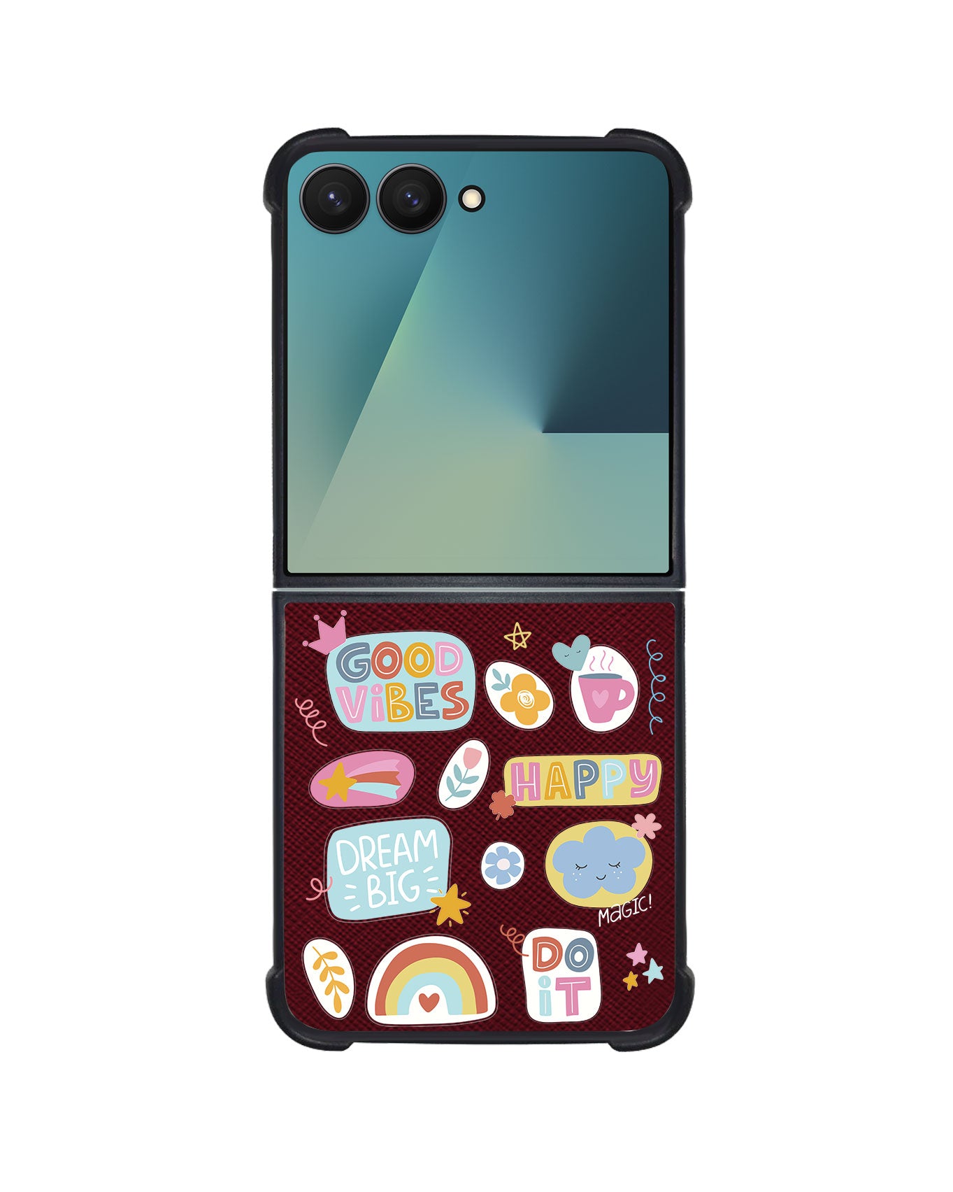 Android Flip / Fold Leather Grip - Good Day 2.0