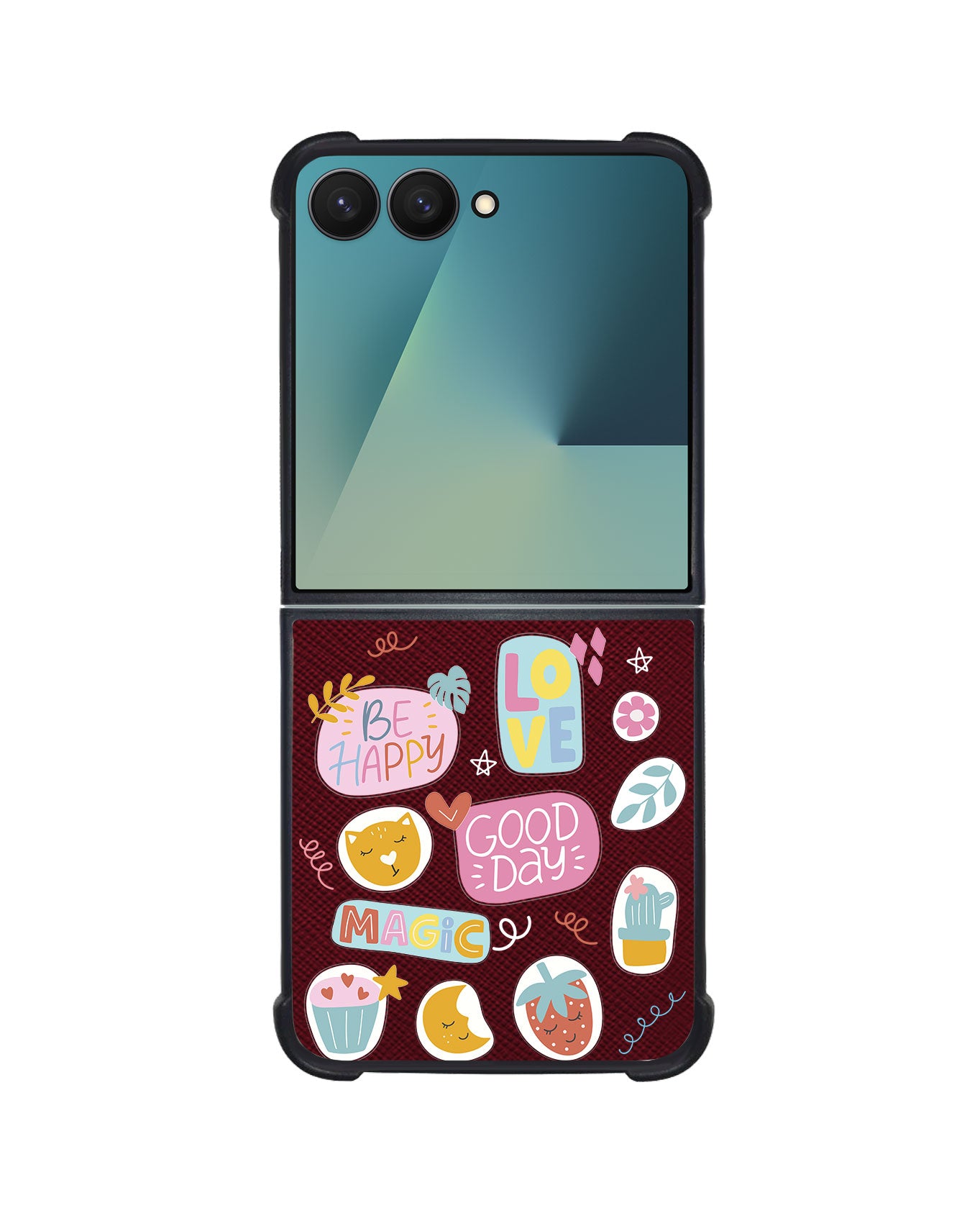 Android Flip / Fold Leather Grip - Good Day 1.0