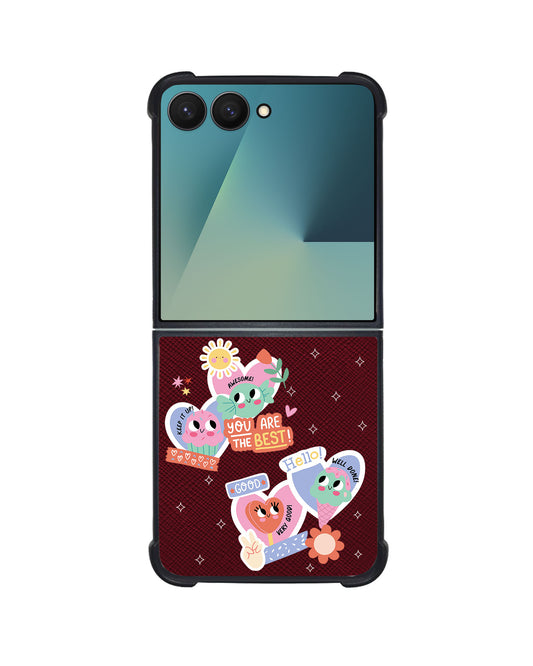 Android Flip / Fold Leather Grip - Dessert Party