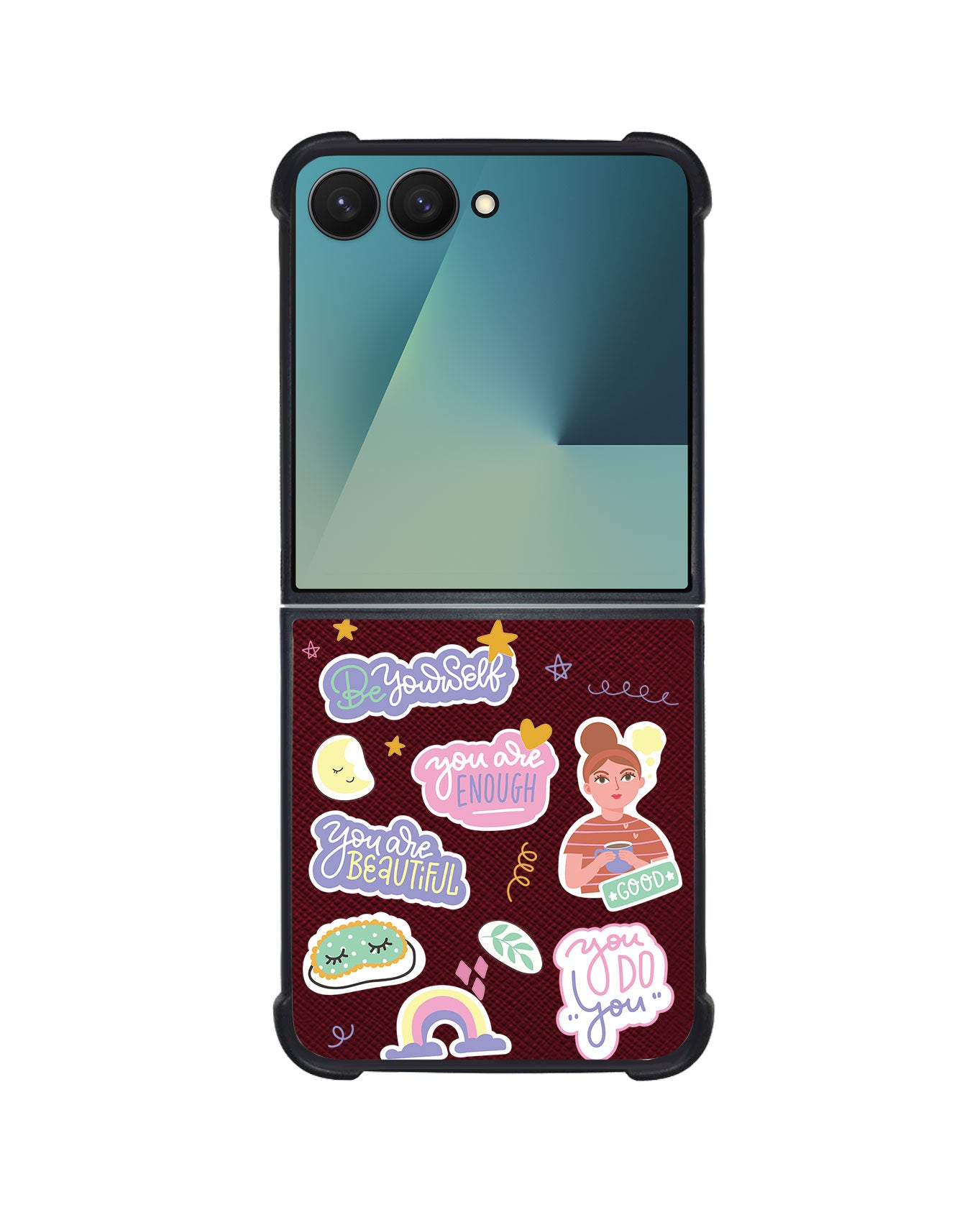 Android Flip / Fold Leather Grip - Be Yourself