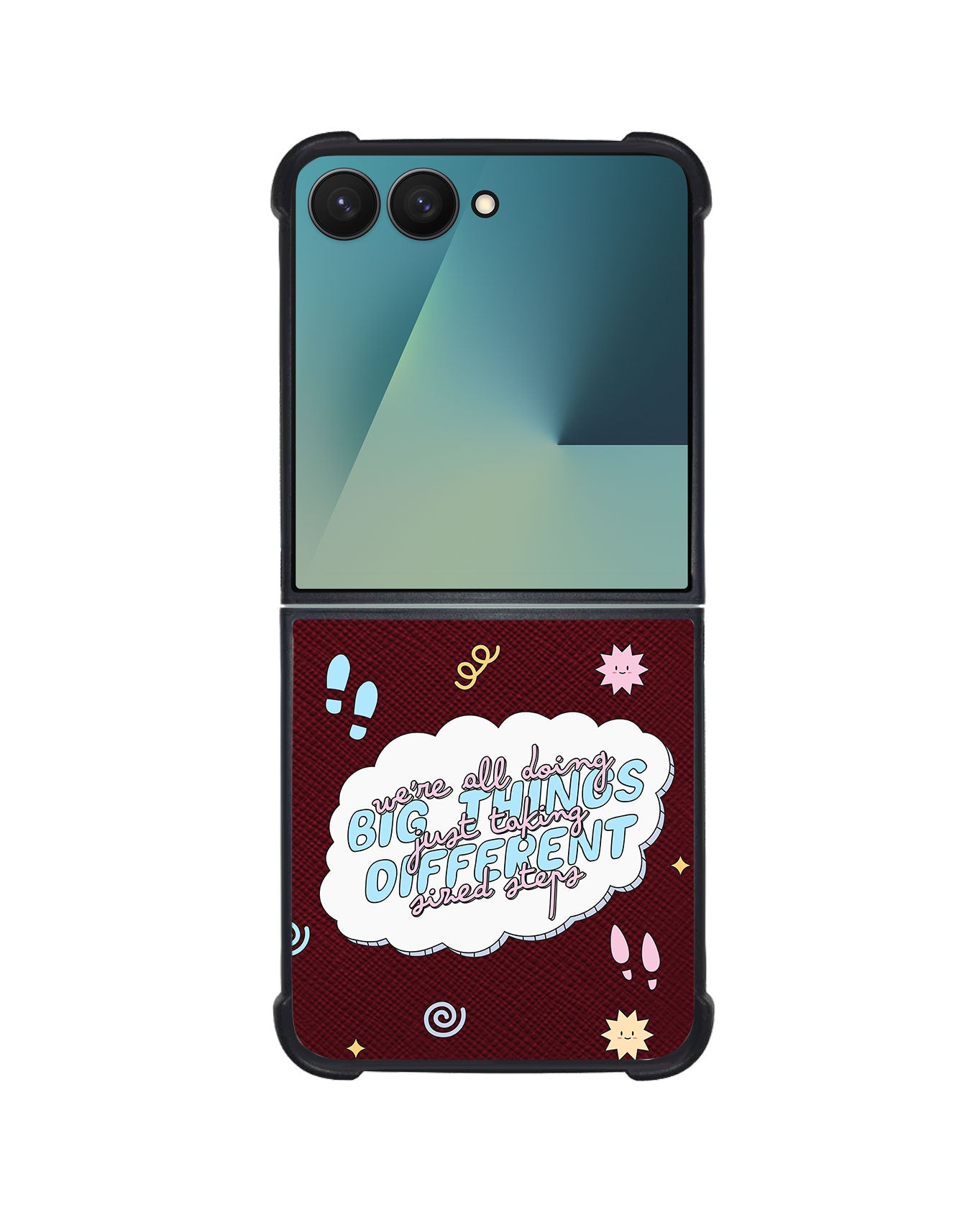 Android Flip / Fold Leather Grip - Different Steps