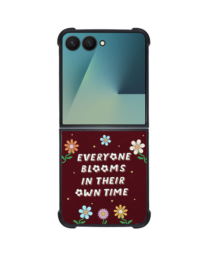 Android Flip / Fold Leather Grip - Blooms