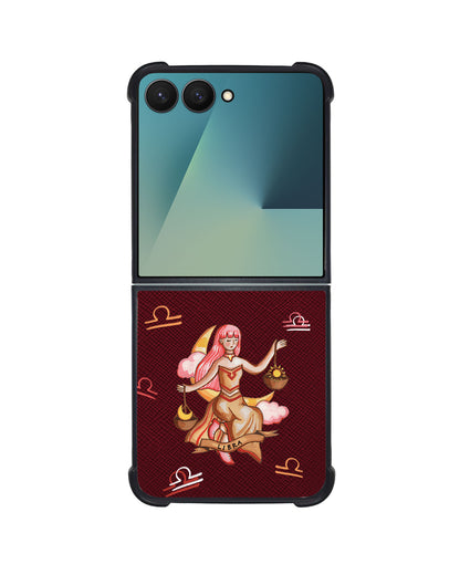 Android Flip / Fold Leather Grip - Libra