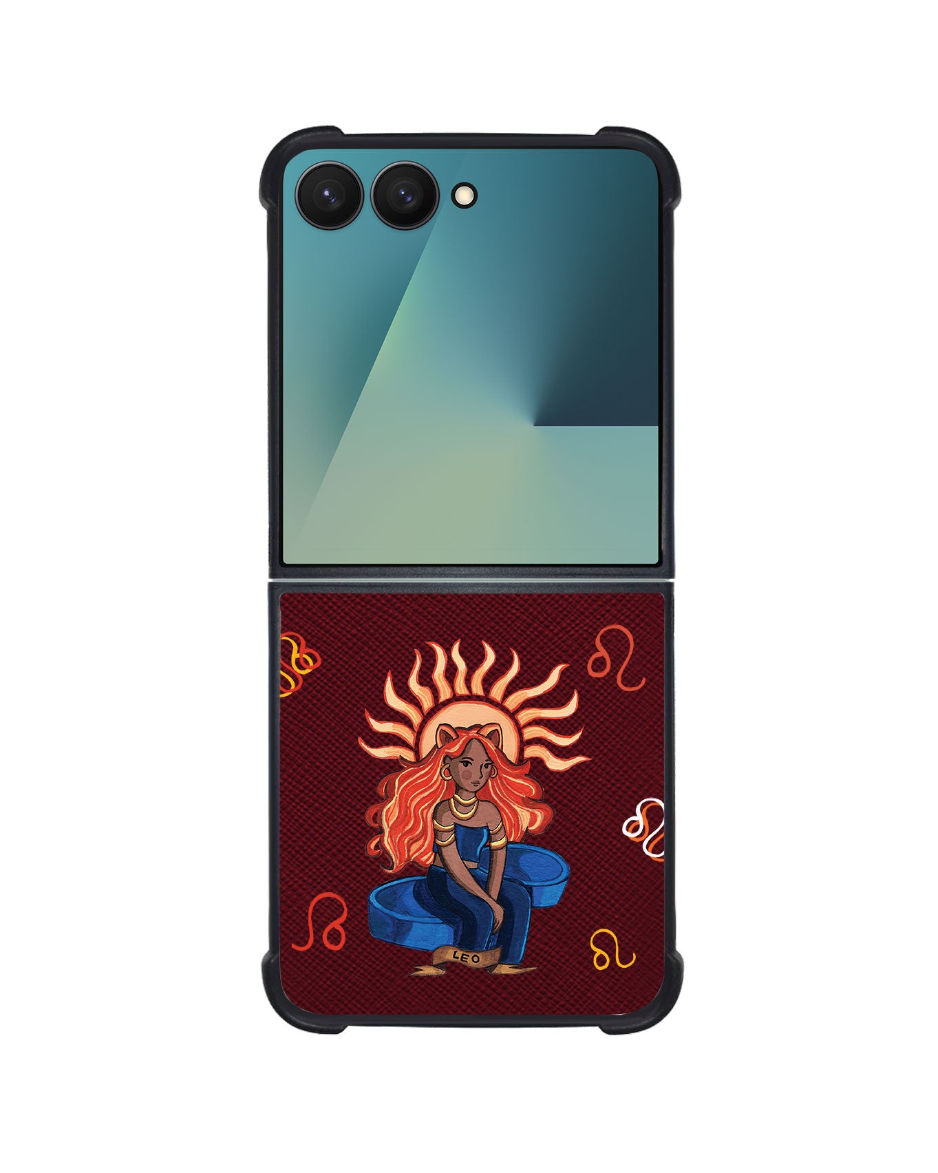 Android Flip / Fold Leather Grip - Leo