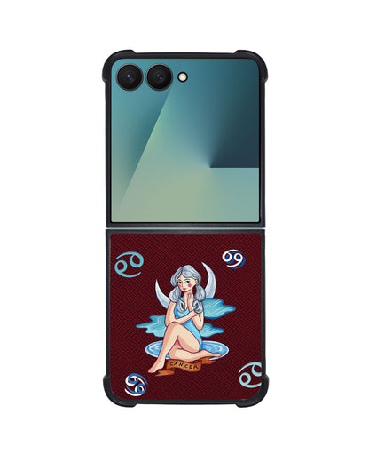 Android Flip / Fold Leather Grip - Cancer