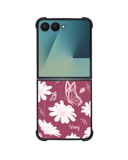 Android Flip / Fold Avant-Gloss Grip - Butterfly & Daisy
