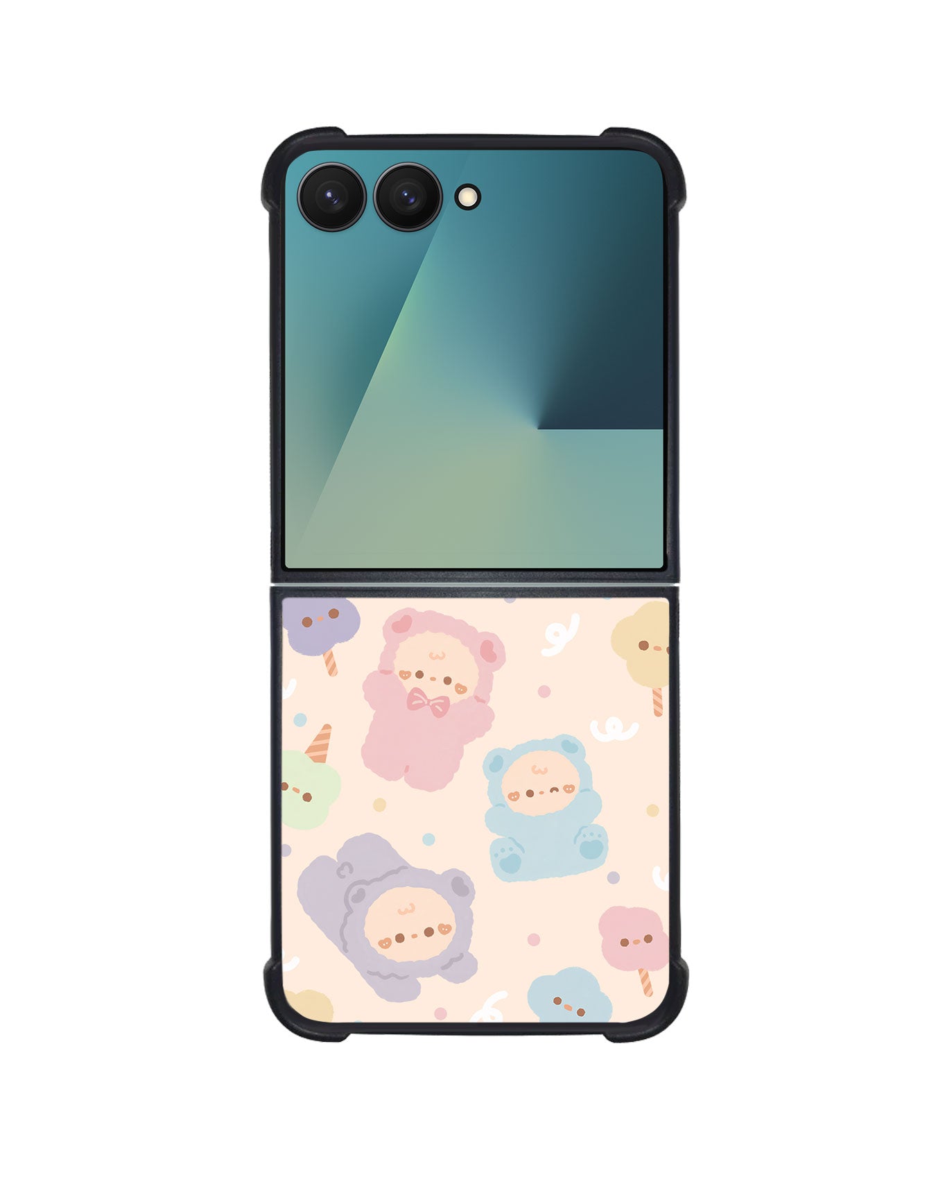 Android Flip / Fold Avant-Gloss Grip - Cotton Teddy