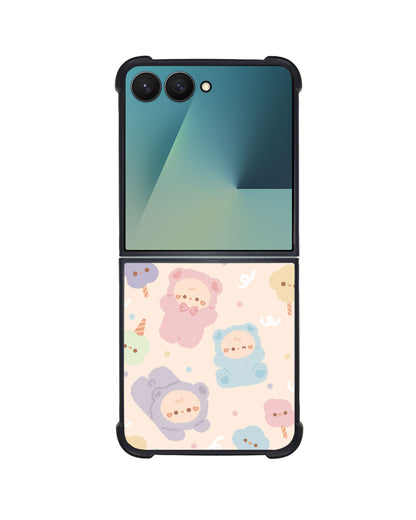 Android Flip / Fold Avant-Gloss Grip - Cotton Teddy