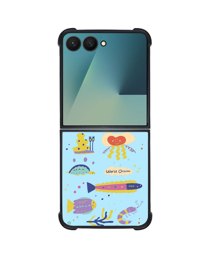 Android Flip / Fold Avant-Gloss Grip - Ocean World