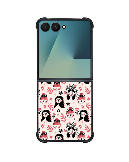 Android Flip / Fold Avant-Gloss Grip - Flowery Faces