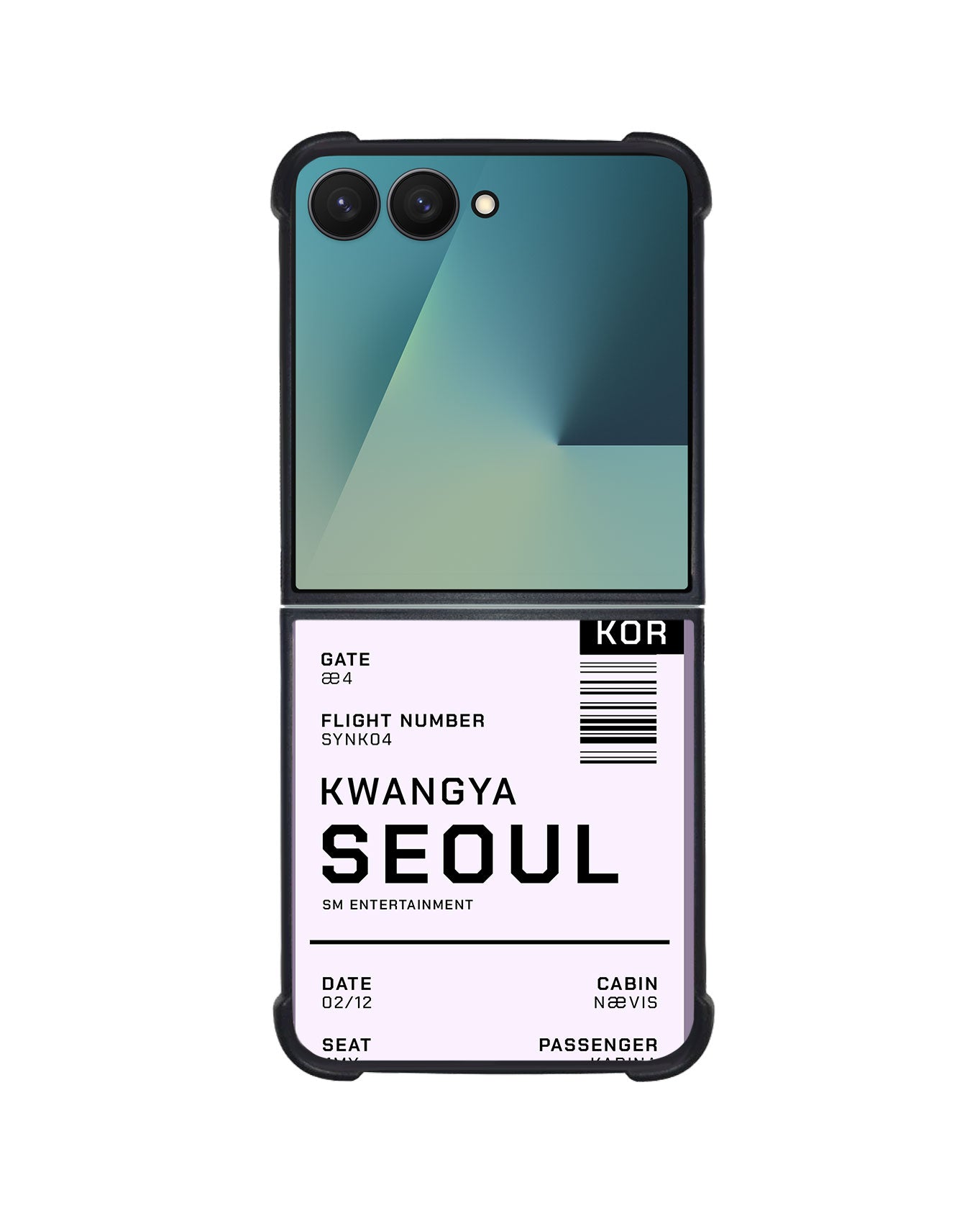 Android Flip / Fold Avant-Gloss Grip - Aespa Kwangya Ticket