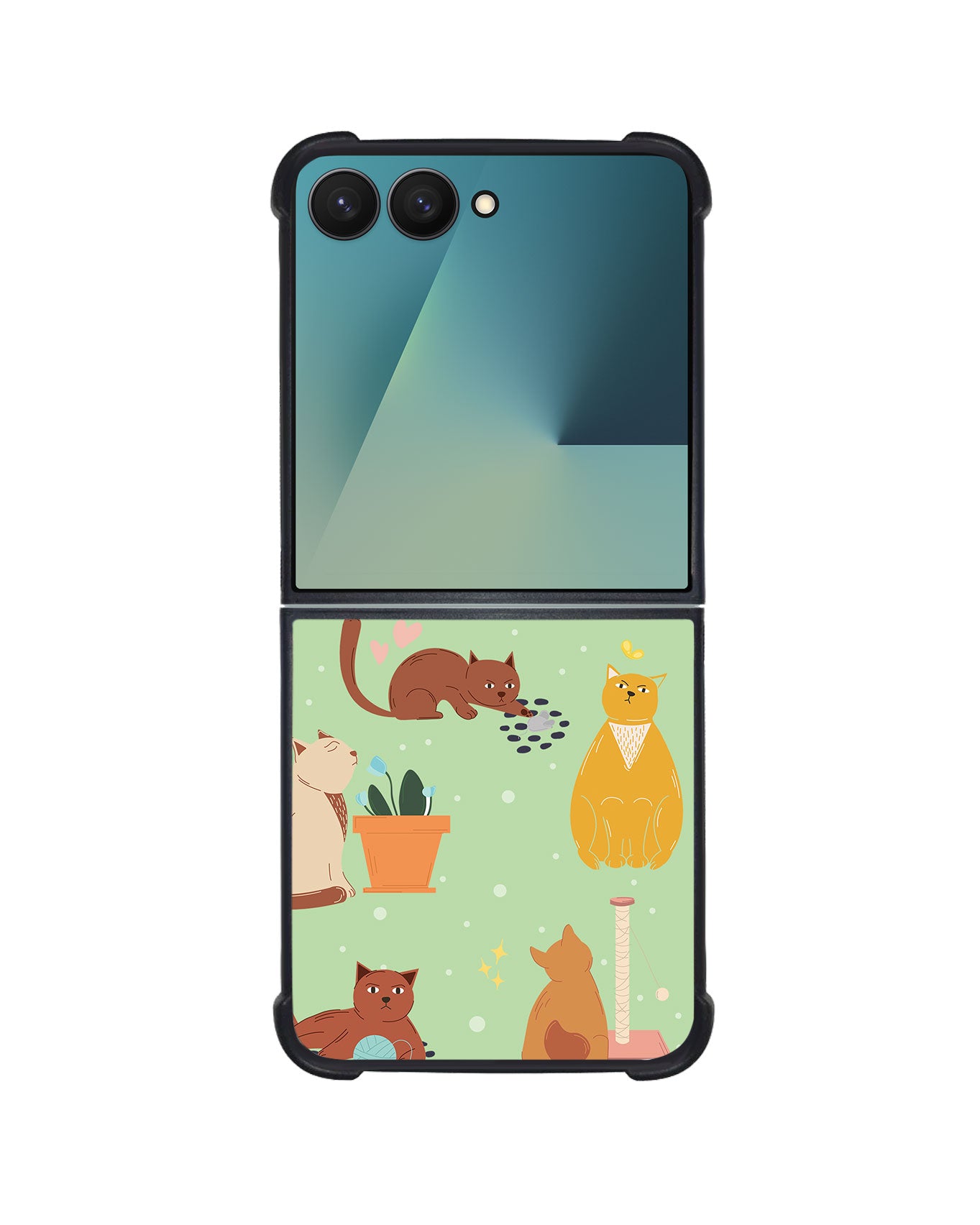 Android Flip / Fold Avant-Gloss Grip - Playful Cat
