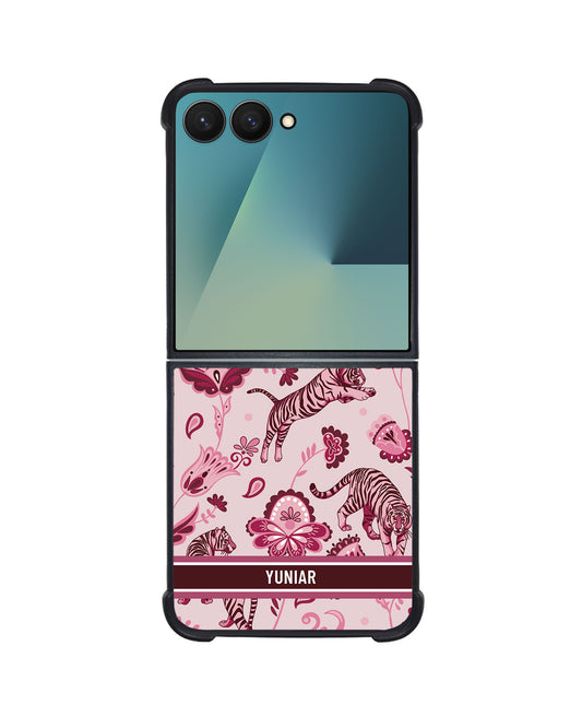 Android Flip / Fold Avant-Gloss Grip - Tiger & Floral 2.0