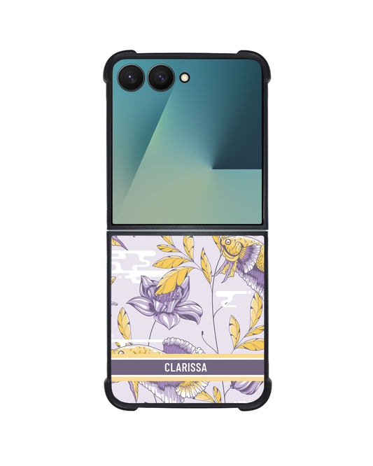 Android Flip / Fold Avant-Gloss Grip - Fish & Floral 5.0