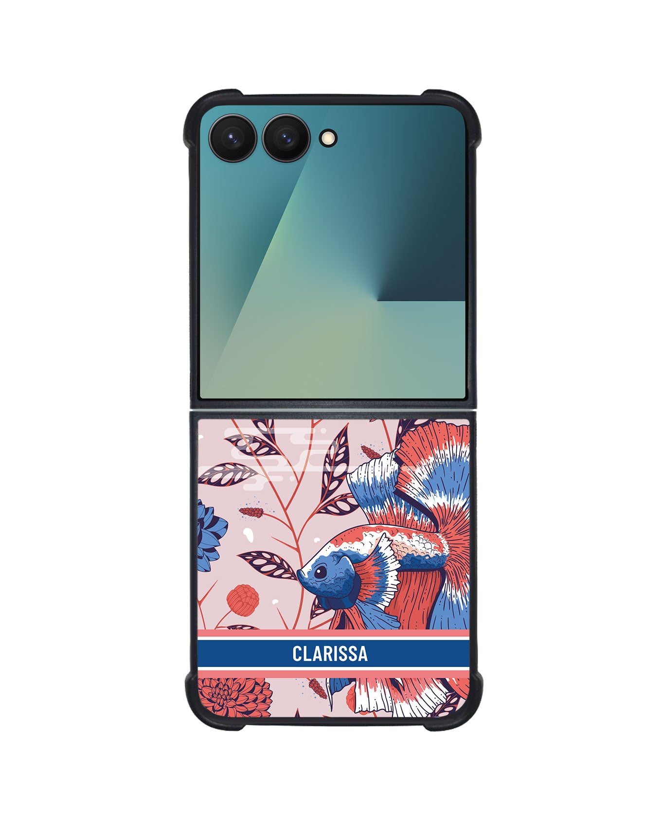 Android Flip / Fold Avant-Gloss Grip - Fish & Floral 2.0