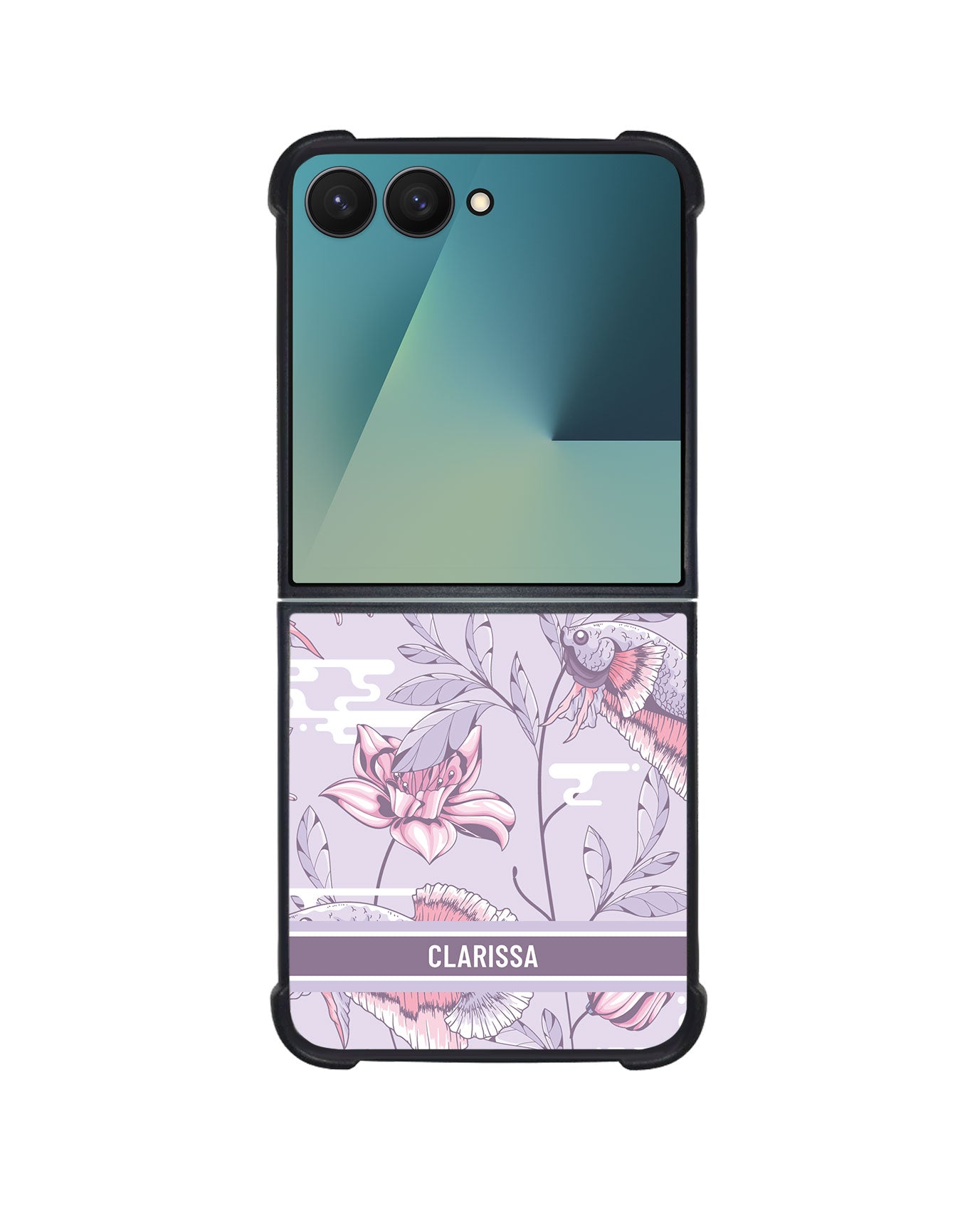 Android Flip / Fold Avant-Gloss Grip - Fish & Floral 1.0