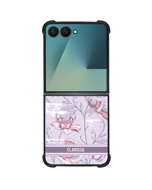 Android Flip / Fold Avant-Gloss Grip - Fish & Floral 1.0