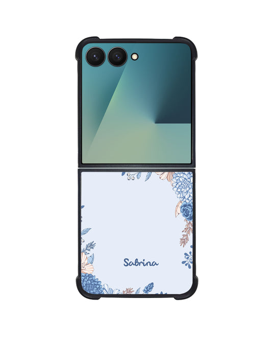 Android Flip / Fold Avant-Gloss Grip - Blue Florals