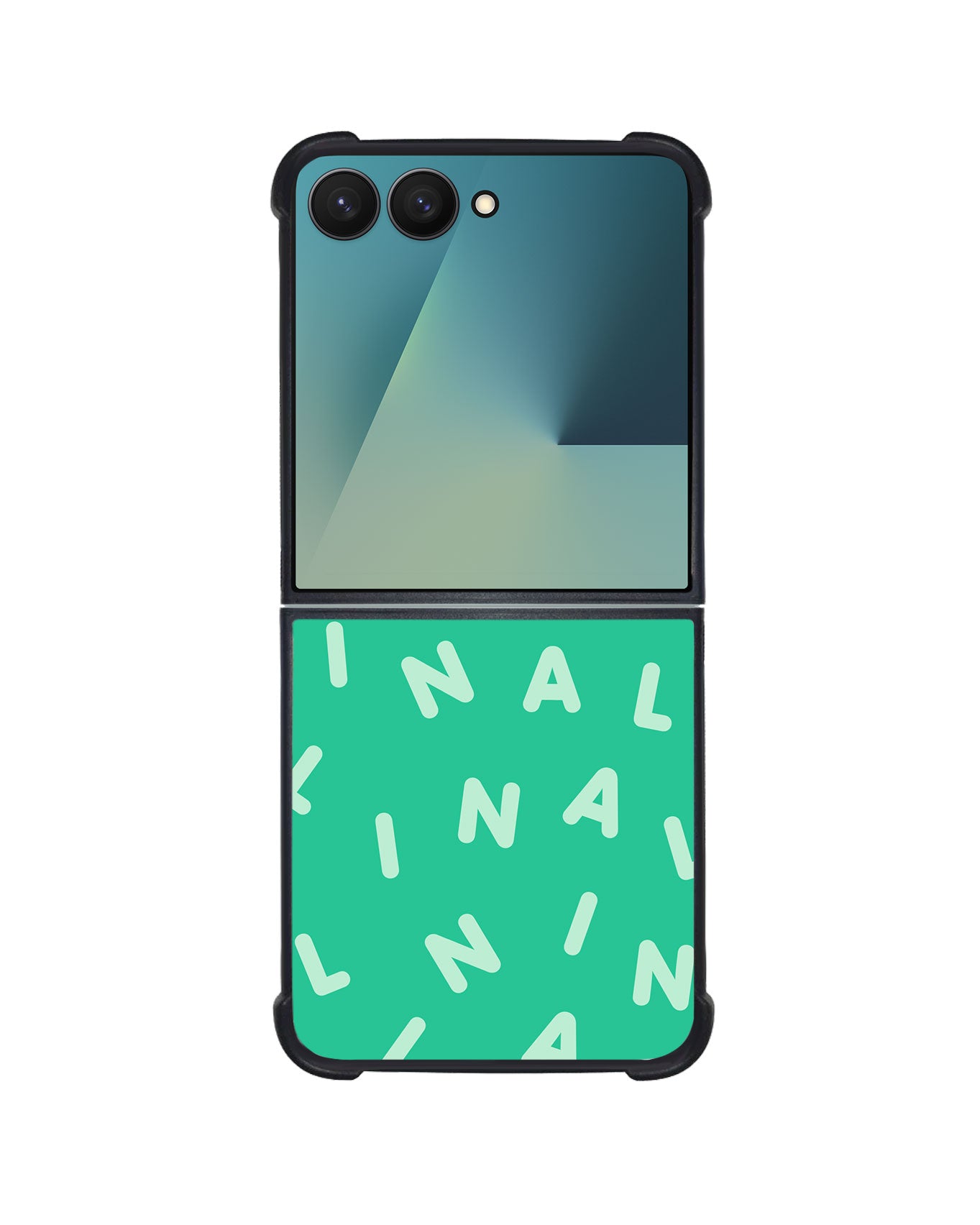 Android Flip / Fold Avant-Gloss Grip - CUSTOM MONOGRAM 2.0 Tosca